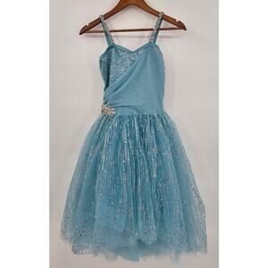 Weissman Dancewear Girl's Size XSC Blue Dance Costume/Fairy Dress Up/Photos
